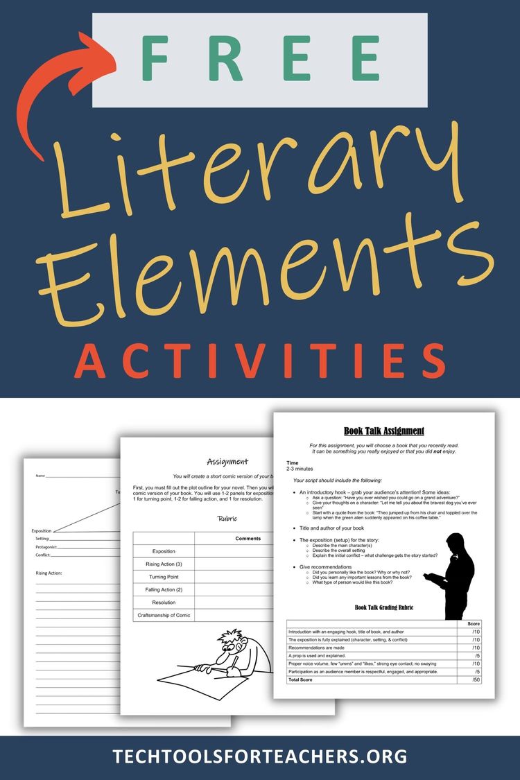 Free Resources for English Teachers: Literary Elements